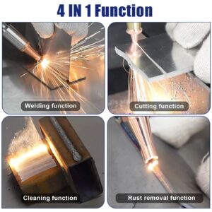 4-in-1 laser welding machine welding, cutting, cleaning, and weld seam cleaning