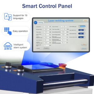 EYTOOLS handheld laser welding machine smart control panel