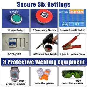 Six safety features of RECI handheld laser welder