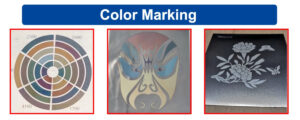 Color marking by fiber laser engraver